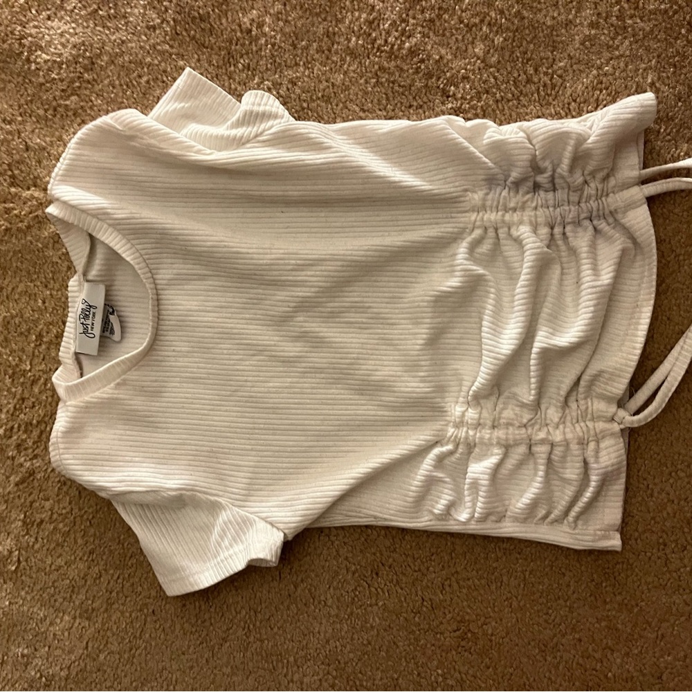 just polly tie tee shirt